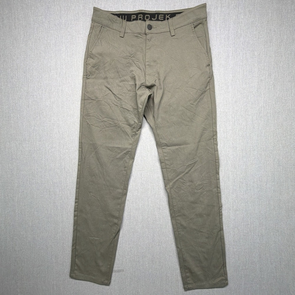 Projek Raw Pants Men's Classic Fit Size 31 Green 31x30